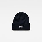 G-STAR® Effo Raw Long Beanie Dark blue front flat