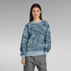 G-Star RAW® Raglan Allover Loose Sweater Multi color