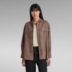 G-STAR® Officer Boyfriend Shirt Brown