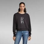 G-STAR® Graphic Raw Crew Sweater Black