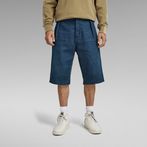 G-STAR® Pleated Relaxed Chino Shorts Dark blue