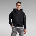 G-STAR RAW / パーカー/L/コットン/BLK/D20001-A613-6484 g-star-mixed-woven-cargo-