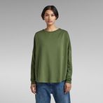 G-Star RAW® Woven Mix Loose Top Green