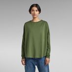 G-STAR® Woven Mix Loose Top Green