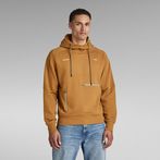 G-STAR® Moto Loose Hoodie Brown