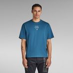 G-Star RAW® Stencil Center Graphic Boxy T-Shirt Medium blue
