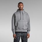 G-STAR® Garment Dyed Oversized Hoodie Grey