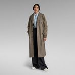 G-STAR® Wool Long Coat Brown