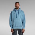 G-STAR® Garment Dyed Oversized Hoodie Medium blue