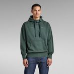 Garment Dyed Oversized Hoodie | Green | G-Star RAW® US