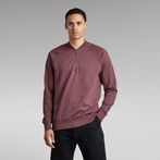 G-STAR® Lightweight Sweater Bomber Half Zip Purple