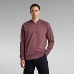 G-Star RAW® Lightweight Sweater Bomber Half Zip Purple