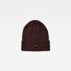 G-STAR® Effo Long Beanie Purple front flat