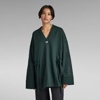 G-Star RAW® Sleeve Graphic Oversized Sweater Green