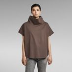 G-STAR® Woven Mix Loose Top Brown