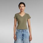 G-STAR® Eyben Slim V-Neck Top Green