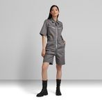 G-STAR® Multi Zip Playsuit Grey