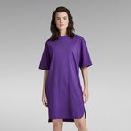 G-STAR® Boxy U Tee Dress Purple