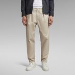 G-STAR® Unisex Pleated Relaxed Chino Beige