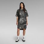 G-STAR® Boxy U Tee Allover Dress Multi color