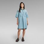 G-STAR® Premium Denim Shirt Dress 라이트 블루