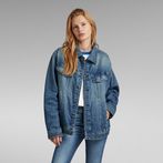 G-STAR® Oversized Western Jacket Evergreen Medium blue