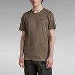 G-STAR® Faded RAW Back Graphic Slim T-Shirt Brown