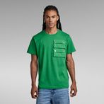 G-STAR® Double Pocket Utility Loose T-Shirt Green