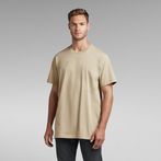 G-STAR® Irregular Graphics Loose T-Shirt Beige