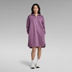 G-STAR® Track Sweater Dress Purple