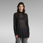 G-STAR® Essential Mock Loose Top Black