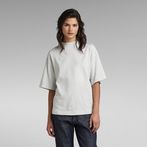 G-STAR® Mock Neck Loose T-Shirt Grey