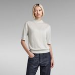 G-Star RAW® Core Mock Neck Knitted Sweater Grey