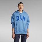 G-Star RAW® RAW University Oversized Hoodie Medium blue