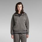 G-STAR® Premium Core 2.1 Hooded Zip Thru Sweater Grey