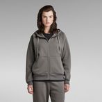 G-Star RAW® Premium Core 2.1 Hooded Zip Thru Sweater Grey