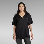 G-STAR® Essential Loose Deep V-Neck T-Shirt Black