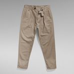 G-STAR® Unisex Pleated Relaxed Chino Beige