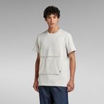 G-STAR® Utility Pocket Tape T-Shirt Grey