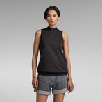 G-STAR® Open Back Knitted Top Black