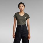 G-STAR® Eyben Slim V-Neck Top Grey