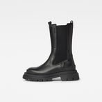 G-STAR® Lintell High Chelsea Leather Boots Black side view