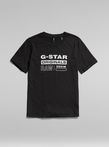RAW® G-Star Originals | Regular White US T-Shirt Label |
