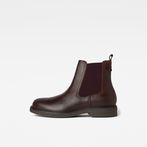 G-STAR® Scutar Chelsea Leather Boots Red side view