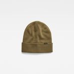 G-STAR® Effo Long beanie Green front flat