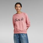 G-STAR® RAW Graphic Straight Sweater Pink