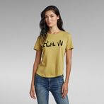 G-Star RAW® Raw Optic Slim T-Shirt Yellow