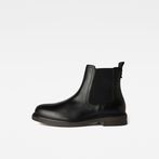 G-STAR® Scutar Chelsea Leather Boots Black side view