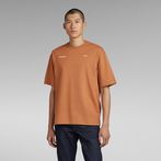 G-Star RAW® Unisex Oversized Boxy Base T-Shirt Brown