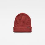 G-Star RAW® Effo Long Beanie Red front flat